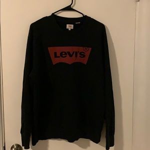 Levi's black logo sweatshirt